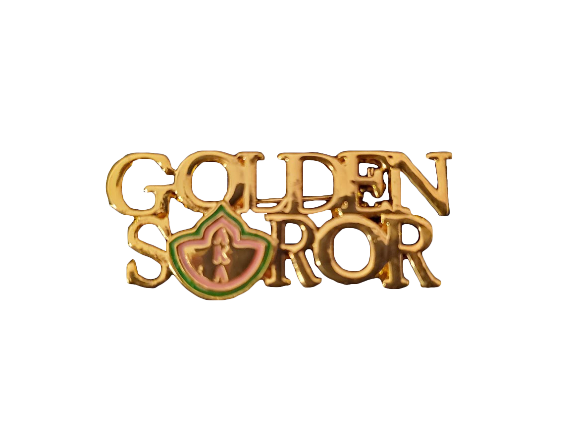 Golden Soror Brooch